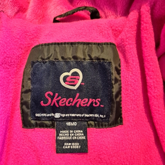 Skechers girls size 18 months new black jacket perfect spring or fall weight NWT - Picture 3 of 6